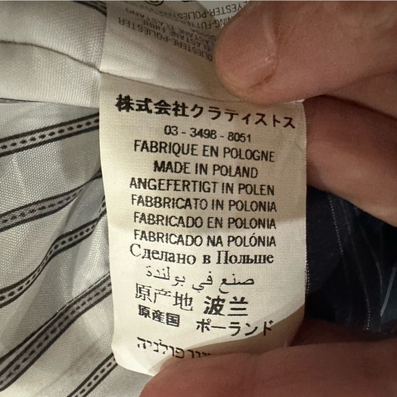 KOOKAI Navy‎ Pinstripe Blazer Women's Size 38 Workwear Business Classic - Picture 10 of 11